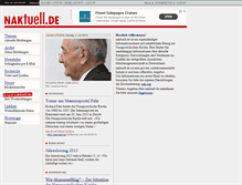 Tablet Screenshot of naktuell.de